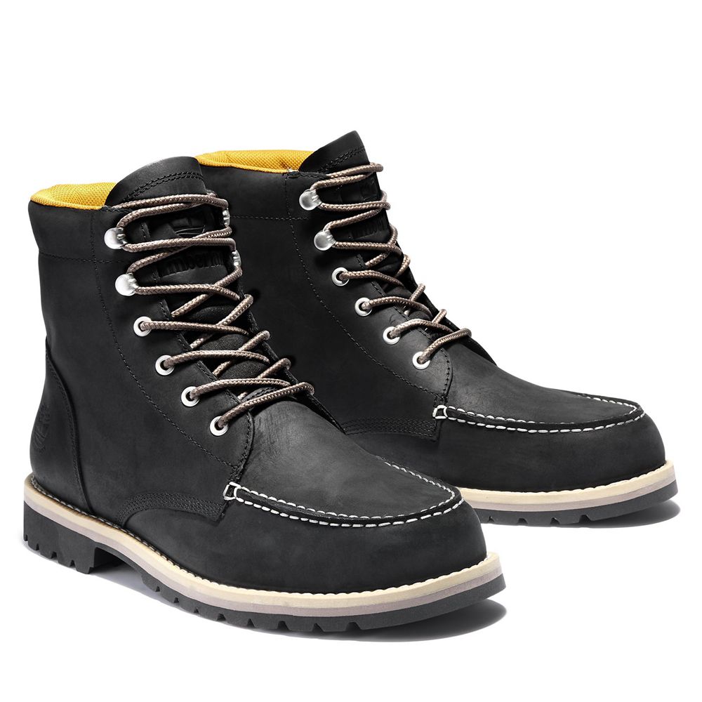 Botas de Nieve Timberland Hombre Redwood Falls Waterproof Moc-Toe Negras - Chile LXK-078245
